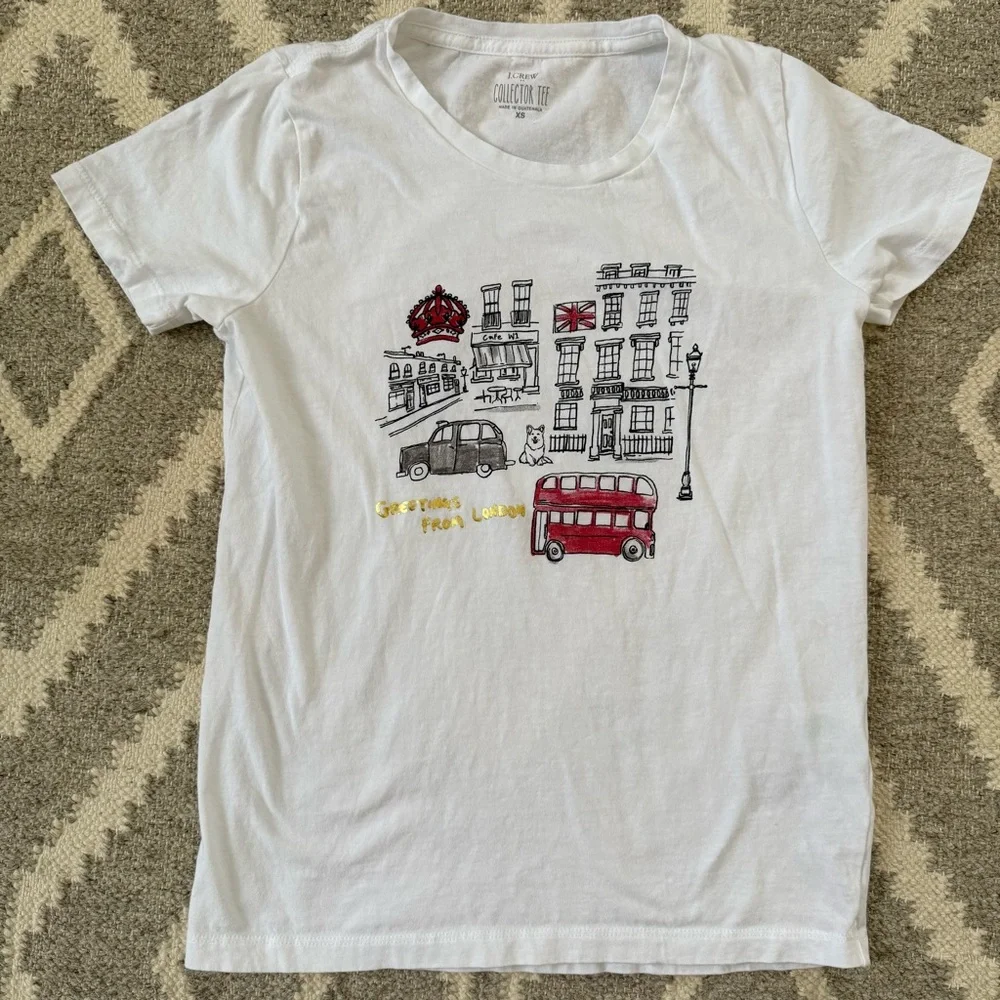 JCrew London Collector Tee - NWOT - Picture 1 of 3